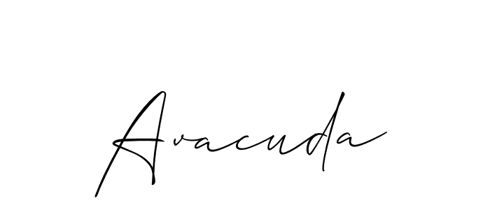 Best and Professional Signature Style for Avacuda. Allison_Script Best Signature Style Collection. Avacuda signature style 2 images and pictures png