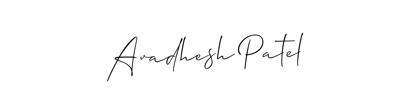 This is the best signature style for the Avadhesh Patel name. Also you like these signature font (Allison_Script). Mix name signature. Avadhesh Patel signature style 2 images and pictures png