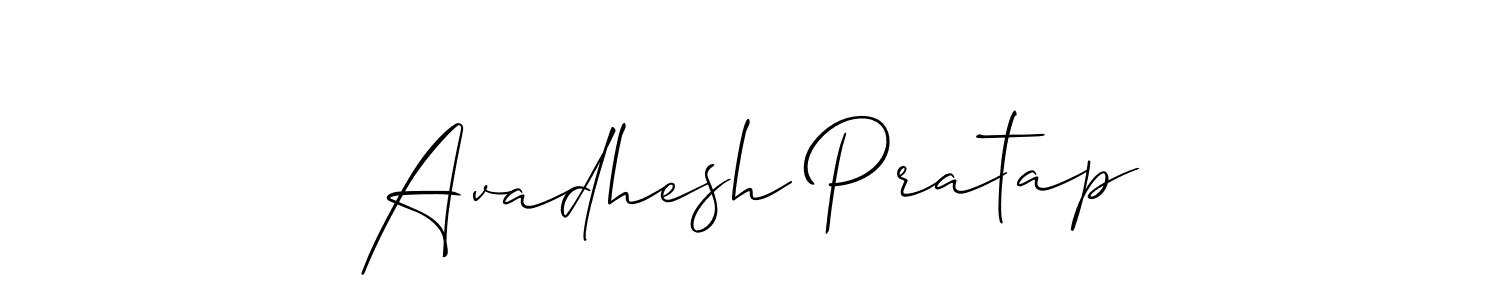 Create a beautiful signature design for name Avadhesh Pratap. With this signature (Allison_Script) fonts, you can make a handwritten signature for free. Avadhesh Pratap signature style 2 images and pictures png