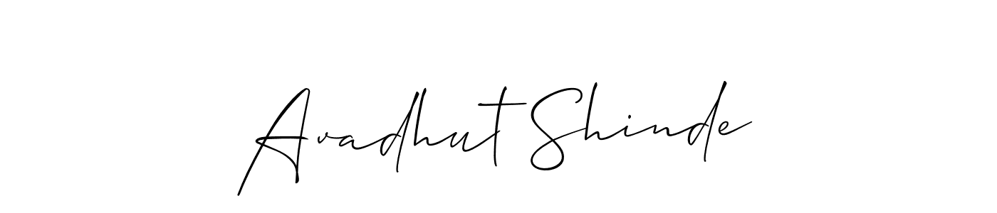 Make a short Avadhut Shinde signature style. Manage your documents anywhere anytime using Allison_Script. Create and add eSignatures, submit forms, share and send files easily. Avadhut Shinde signature style 2 images and pictures png