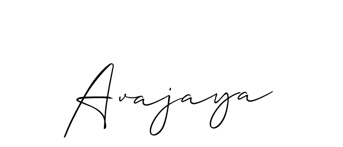 Similarly Allison_Script is the best handwritten signature design. Signature creator online .You can use it as an online autograph creator for name Avajaya. Avajaya signature style 2 images and pictures png