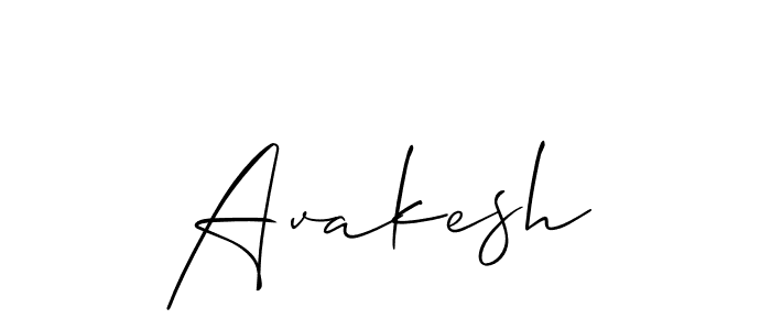 if you are searching for the best signature style for your name Avakesh. so please give up your signature search. here we have designed multiple signature styles  using Allison_Script. Avakesh signature style 2 images and pictures png