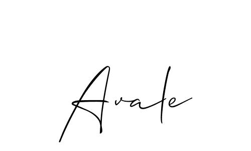 Best and Professional Signature Style for Avale. Allison_Script Best Signature Style Collection. Avale signature style 2 images and pictures png