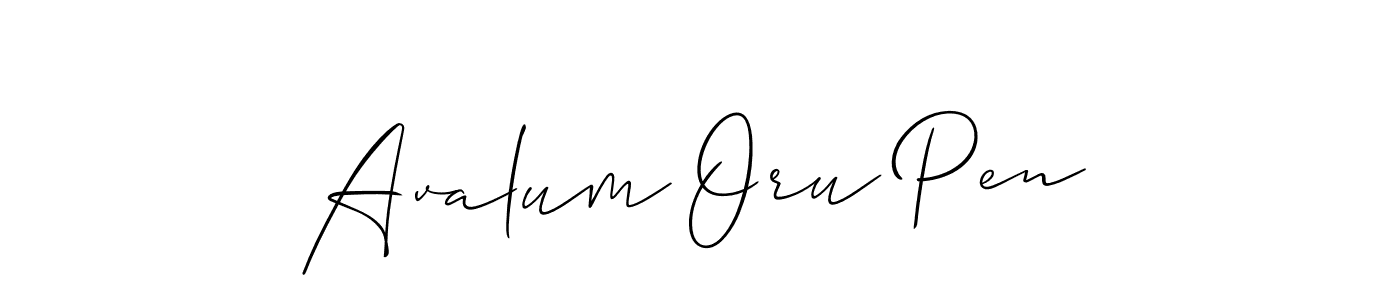 Here are the top 10 professional signature styles for the name Avalum Oru Pen. These are the best autograph styles you can use for your name. Avalum Oru Pen signature style 2 images and pictures png