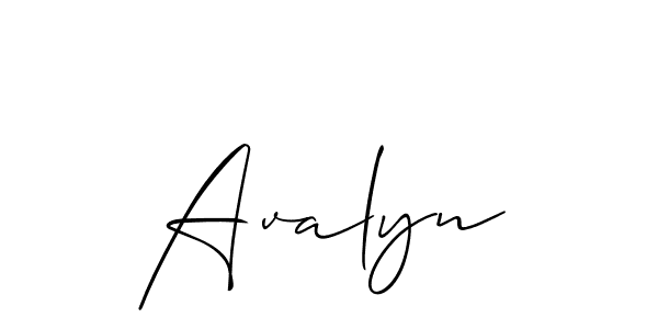 It looks lik you need a new signature style for name Avalyn. Design unique handwritten (Allison_Script) signature with our free signature maker in just a few clicks. Avalyn signature style 2 images and pictures png