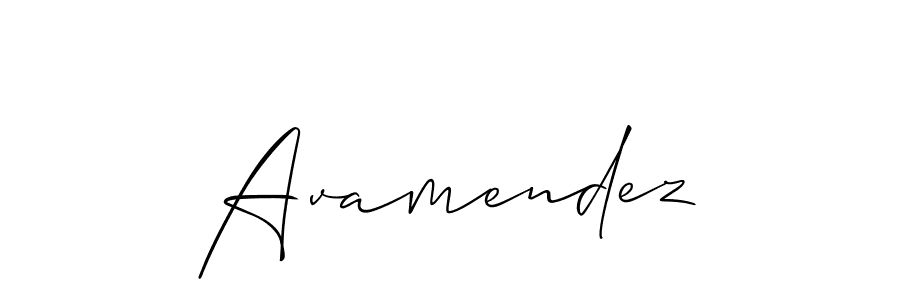 Once you've used our free online signature maker to create your best signature Allison_Script style, it's time to enjoy all of the benefits that Avamendez name signing documents. Avamendez signature style 2 images and pictures png