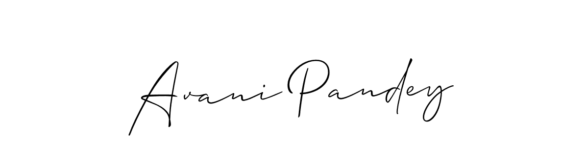 if you are searching for the best signature style for your name Avani Pandey. so please give up your signature search. here we have designed multiple signature styles  using Allison_Script. Avani Pandey signature style 2 images and pictures png