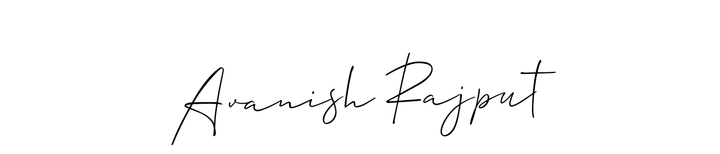 How to make Avanish Rajput signature? Allison_Script is a professional autograph style. Create handwritten signature for Avanish Rajput name. Avanish Rajput signature style 2 images and pictures png