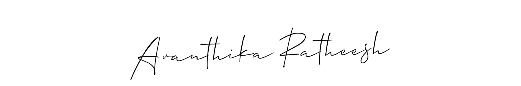 Similarly Allison_Script is the best handwritten signature design. Signature creator online .You can use it as an online autograph creator for name Avanthika Ratheesh. Avanthika Ratheesh signature style 2 images and pictures png