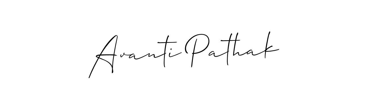 Similarly Allison_Script is the best handwritten signature design. Signature creator online .You can use it as an online autograph creator for name Avanti Pathak. Avanti Pathak signature style 2 images and pictures png