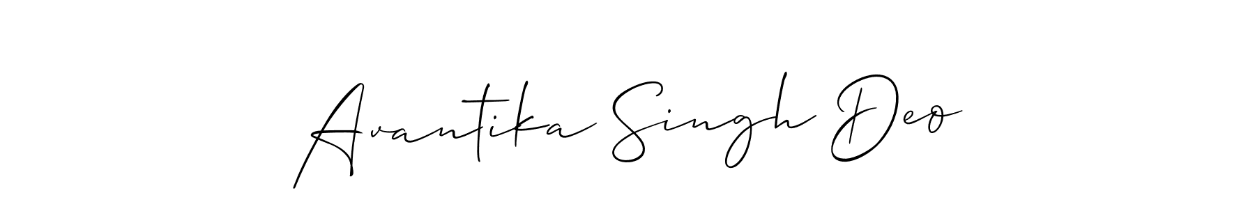 Make a beautiful signature design for name Avantika Singh Deo. Use this online signature maker to create a handwritten signature for free. Avantika Singh Deo signature style 2 images and pictures png