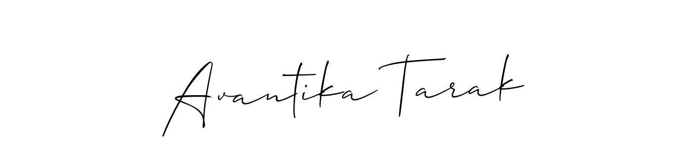 Create a beautiful signature design for name Avantika Tarak. With this signature (Allison_Script) fonts, you can make a handwritten signature for free. Avantika Tarak signature style 2 images and pictures png