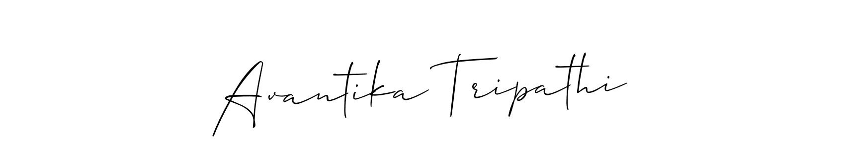 Make a beautiful signature design for name Avantika Tripathi. Use this online signature maker to create a handwritten signature for free. Avantika Tripathi signature style 2 images and pictures png