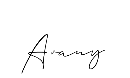 Make a beautiful signature design for name Avany. Use this online signature maker to create a handwritten signature for free. Avany signature style 2 images and pictures png