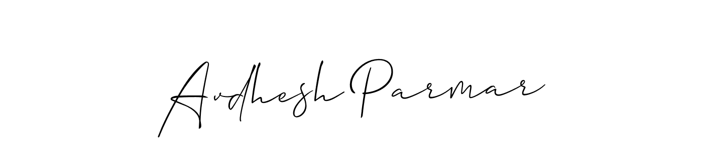 Also You can easily find your signature by using the search form. We will create Avdhesh Parmar name handwritten signature images for you free of cost using Allison_Script sign style. Avdhesh Parmar signature style 2 images and pictures png