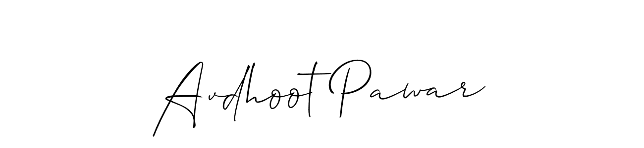 Once you've used our free online signature maker to create your best signature Allison_Script style, it's time to enjoy all of the benefits that Avdhoot Pawar name signing documents. Avdhoot Pawar signature style 2 images and pictures png