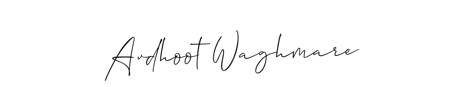 You can use this online signature creator to create a handwritten signature for the name Avdhoot Waghmare. This is the best online autograph maker. Avdhoot Waghmare signature style 2 images and pictures png