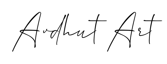 A dynamic signature style for Avdhut Art using Allison_Script script. Designed to look authentic, handwritten, and professional. Avdhut Art signature style 2 images and pictures png