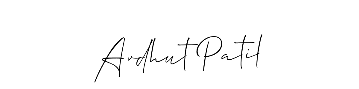 Make a beautiful signature design for name Avdhut Patil. Use this online signature maker to create a handwritten signature for free. Avdhut Patil signature style 2 images and pictures png