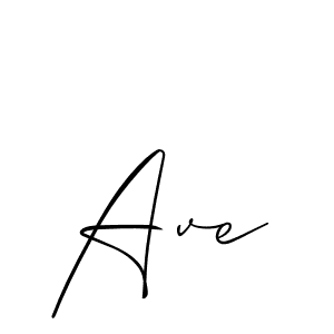 Create a beautiful signature design for name Ave. With this signature (Allison_Script) fonts, you can make a handwritten signature for free. Ave signature style 2 images and pictures png