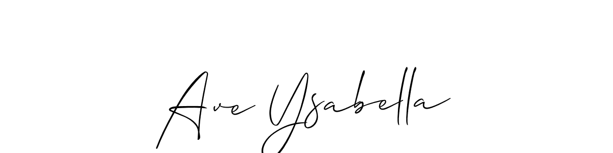 if you are searching for the best signature style for your name Ave Ysabella. so please give up your signature search. here we have designed multiple signature styles  using Allison_Script. Ave Ysabella signature style 2 images and pictures png