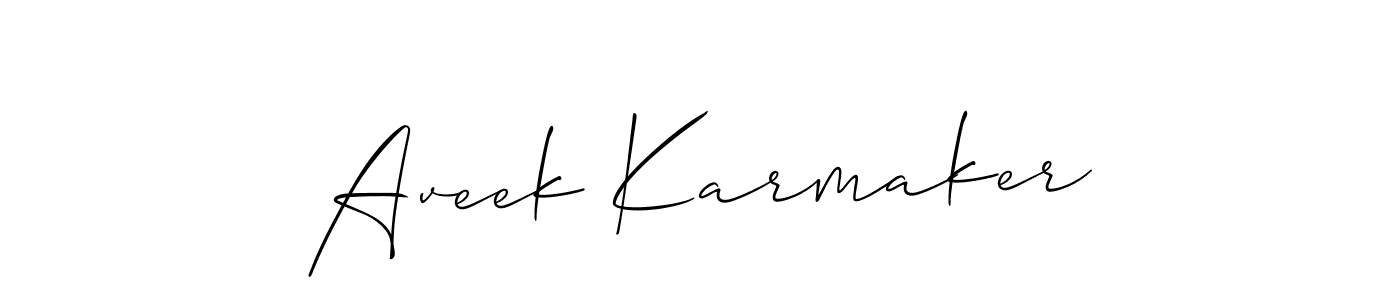You can use this online signature creator to create a handwritten signature for the name Aveek Karmaker. This is the best online autograph maker. Aveek Karmaker signature style 2 images and pictures png