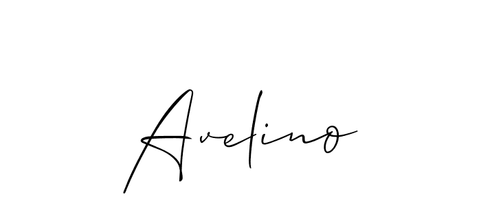 Allison_Script is a professional signature style that is perfect for those who want to add a touch of class to their signature. It is also a great choice for those who want to make their signature more unique. Get Avelino name to fancy signature for free. Avelino signature style 2 images and pictures png