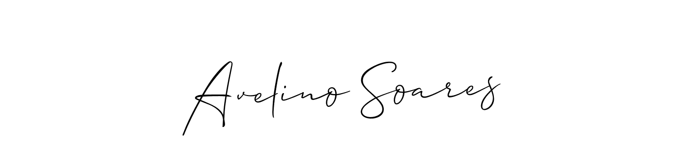 Similarly Allison_Script is the best handwritten signature design. Signature creator online .You can use it as an online autograph creator for name Avelino Soares. Avelino Soares signature style 2 images and pictures png