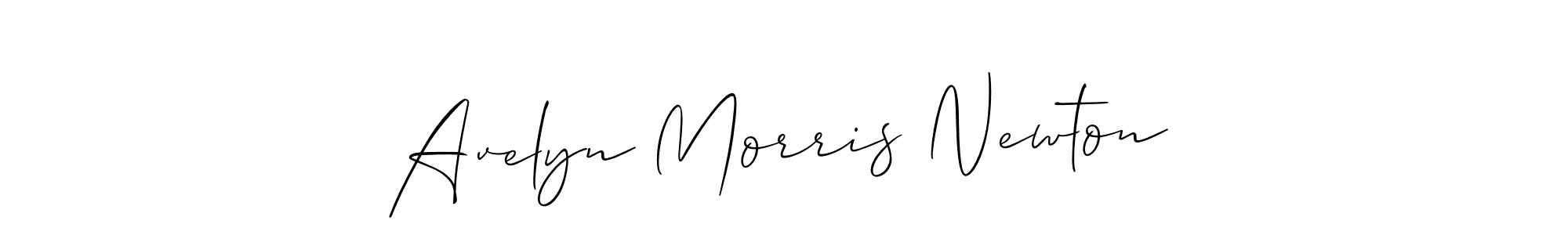 How to Draw Avelyn Morris Newton signature style? Allison_Script is a latest design signature styles for name Avelyn Morris Newton. Avelyn Morris Newton signature style 2 images and pictures png