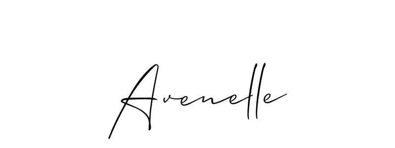 Allison_Script is a professional signature style that is perfect for those who want to add a touch of class to their signature. It is also a great choice for those who want to make their signature more unique. Get Avenelle name to fancy signature for free. Avenelle signature style 2 images and pictures png