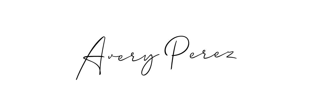 Allison_Script is a professional signature style that is perfect for those who want to add a touch of class to their signature. It is also a great choice for those who want to make their signature more unique. Get Avery Perez name to fancy signature for free. Avery Perez signature style 2 images and pictures png