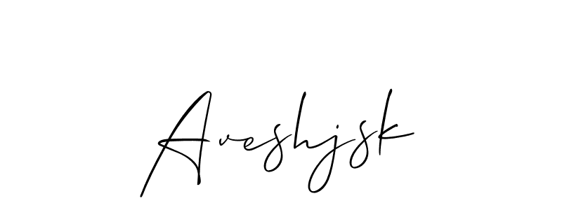 You should practise on your own different ways (Allison_Script) to write your name (Aveshjsk) in signature. don't let someone else do it for you. Aveshjsk signature style 2 images and pictures png