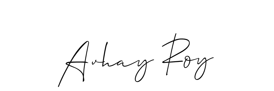 How to make Avhay Roy signature? Allison_Script is a professional autograph style. Create handwritten signature for Avhay Roy name. Avhay Roy signature style 2 images and pictures png