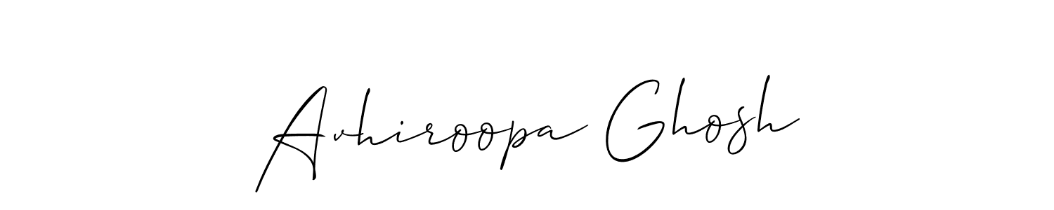 How to Draw Avhiroopa Ghosh signature style? Allison_Script is a latest design signature styles for name Avhiroopa Ghosh. Avhiroopa Ghosh signature style 2 images and pictures png