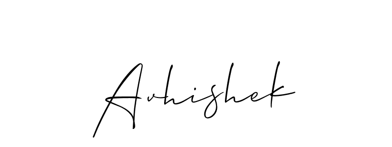 Make a beautiful signature design for name Avhishek. With this signature (Allison_Script) style, you can create a handwritten signature for free. Avhishek signature style 2 images and pictures png