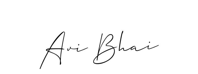 How to Draw Avi Bhai signature style? Allison_Script is a latest design signature styles for name Avi Bhai. Avi Bhai signature style 2 images and pictures png