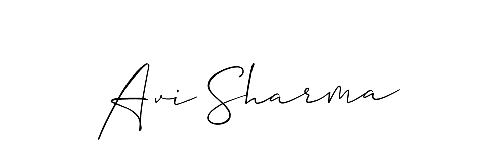 How to Draw Avi Sharma signature style? Allison_Script is a latest design signature styles for name Avi Sharma. Avi Sharma signature style 2 images and pictures png