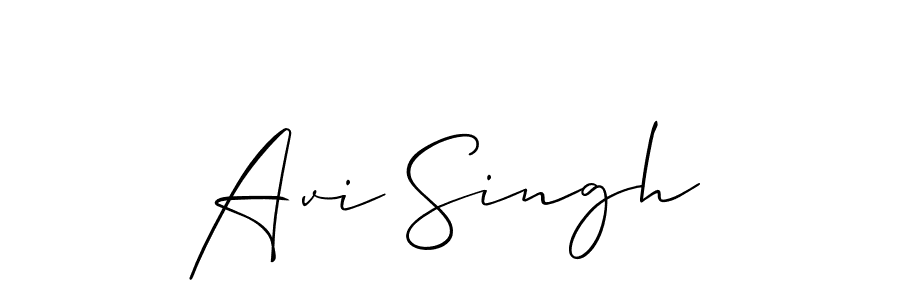 Avi Singh stylish signature style. Best Handwritten Sign (Allison_Script) for my name. Handwritten Signature Collection Ideas for my name Avi Singh. Avi Singh signature style 2 images and pictures png