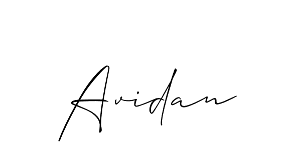 It looks lik you need a new signature style for name Avidan. Design unique handwritten (Allison_Script) signature with our free signature maker in just a few clicks. Avidan signature style 2 images and pictures png