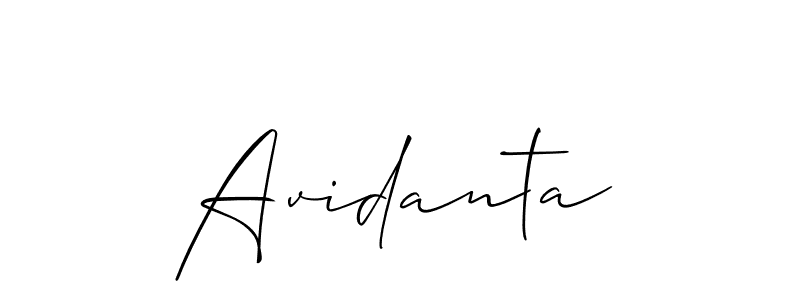 You should practise on your own different ways (Allison_Script) to write your name (Avidanta) in signature. don't let someone else do it for you. Avidanta signature style 2 images and pictures png