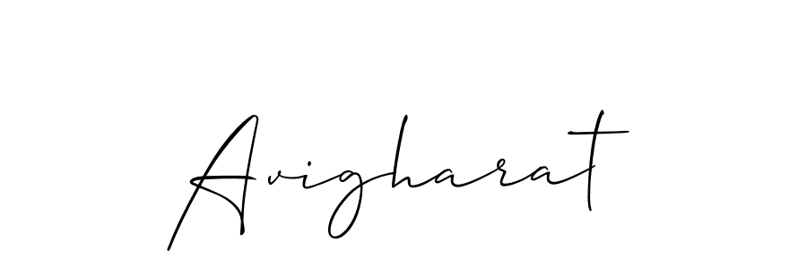 Design your own signature with our free online signature maker. With this signature software, you can create a handwritten (Allison_Script) signature for name Avigharat. Avigharat signature style 2 images and pictures png