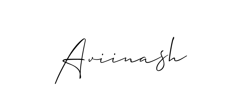 How to make Aviinash signature? Allison_Script is a professional autograph style. Create handwritten signature for Aviinash name. Aviinash signature style 2 images and pictures png