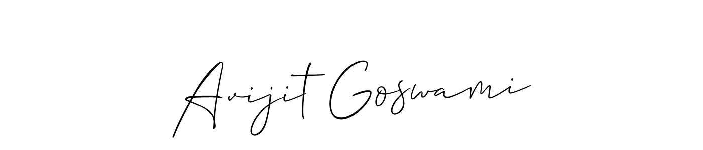 How to Draw Avijit Goswami signature style? Allison_Script is a latest design signature styles for name Avijit Goswami. Avijit Goswami signature style 2 images and pictures png