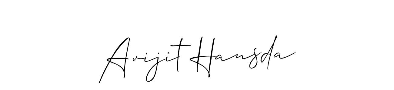 Once you've used our free online signature maker to create your best signature Allison_Script style, it's time to enjoy all of the benefits that Avijit Hansda name signing documents. Avijit Hansda signature style 2 images and pictures png