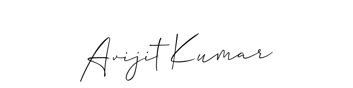 You should practise on your own different ways (Allison_Script) to write your name (Avijit Kumar) in signature. don't let someone else do it for you. Avijit Kumar signature style 2 images and pictures png