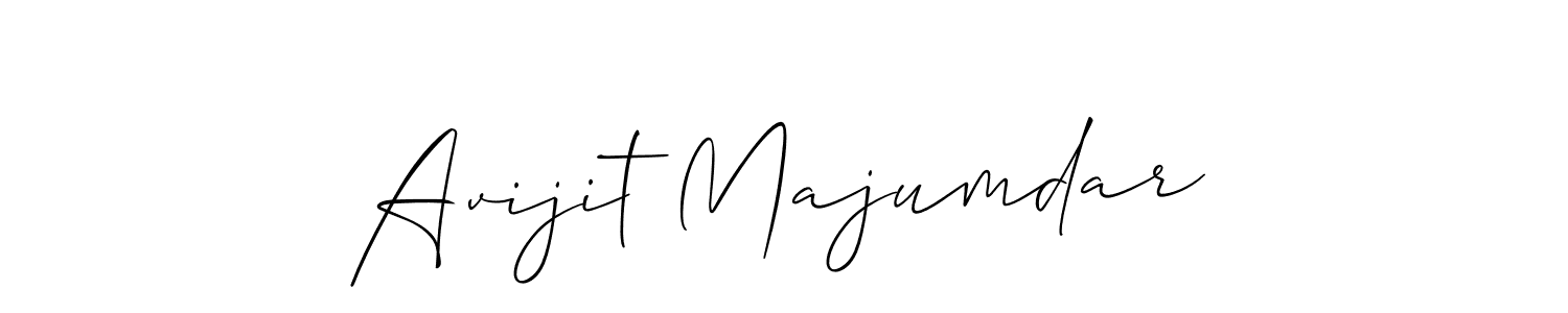 How to make Avijit Majumdar name signature. Use Allison_Script style for creating short signs online. This is the latest handwritten sign. Avijit Majumdar signature style 2 images and pictures png