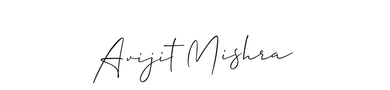 Design your own signature with our free online signature maker. With this signature software, you can create a handwritten (Allison_Script) signature for name Avijit Mishra. Avijit Mishra signature style 2 images and pictures png