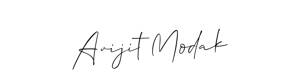 Make a short Avijit Modak signature style. Manage your documents anywhere anytime using Allison_Script. Create and add eSignatures, submit forms, share and send files easily. Avijit Modak signature style 2 images and pictures png