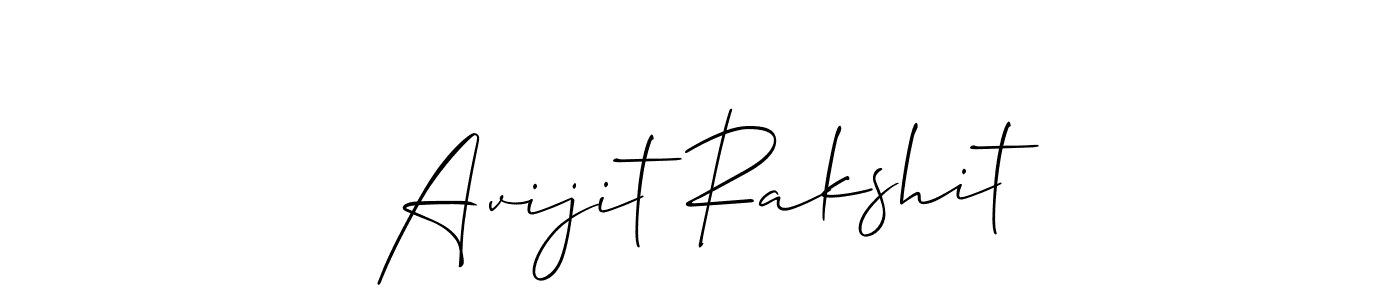 How to make Avijit Rakshit name signature. Use Allison_Script style for creating short signs online. This is the latest handwritten sign. Avijit Rakshit signature style 2 images and pictures png