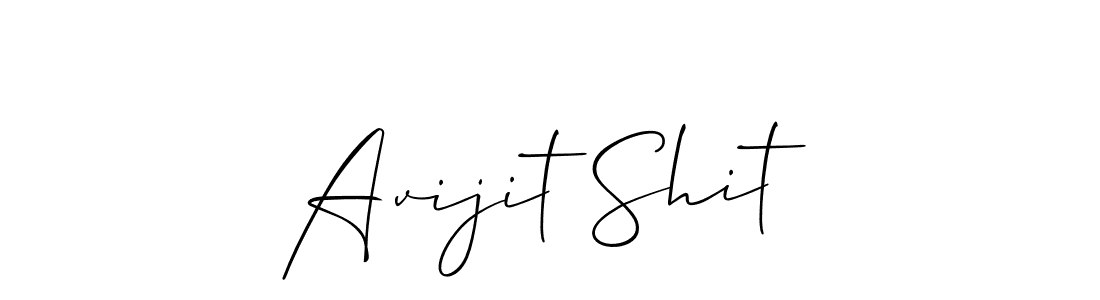 It looks lik you need a new signature style for name Avijit Shit. Design unique handwritten (Allison_Script) signature with our free signature maker in just a few clicks. Avijit Shit signature style 2 images and pictures png